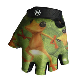 HAVEN γάντια με κοντά δάχτυλο - DREAM KIDS - μαύρο/πορτοκαλί/πράσινο