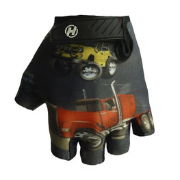 HAVEN γάντια με κοντά δάχτυλο - DREAM KIDS - κόκκινο/κίτρινο/μαύρο