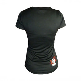 HAVEN κοντομάνικες φανέλα - AMAZON LADY MTB - μαύρο/κόκκινο