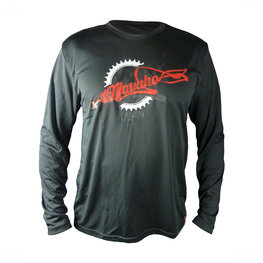 HAVEN θερινές μακρυμάνικες φανέλες - NAVAHO LONG MTB - μαύρο/κόκκινο