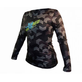 HAVEN θερινές μακρυμάνικες φανέλες - PEARL NEO LONG LADY - μαύρο