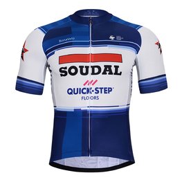 BONAVELO κοντή φανέλα και κοντό παντελόνι - SOUDAL QUICK-STEP 24 - λευκό/μαύρο/μπλε