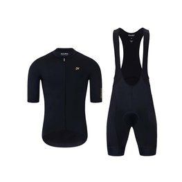 HOLOKOLO κοντή φανέλα και κοντό παντελόνι - VICTORIOUS GOLD - μαύρο