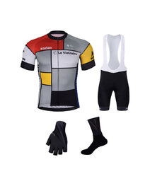 BONAVELO μεγάλα σετ - 1985 LA VIE CLAIRE - λευκό/πολύχρωμο/μαύρο