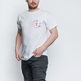 NU. BY HOLOKOLO κοντομάνικα μπλουζάκια - PEDAL BY PEDAL - πολύχρωμο/λευκό