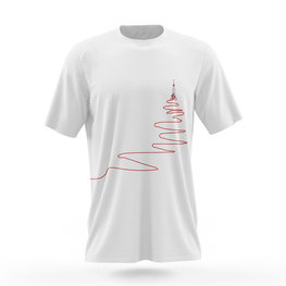 NU. BY HOLOKOLO κοντομάνικα μπλουζάκια - UP & NEVER STOP - λευκό