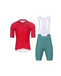 HOLOKOLO κοντή φανέλα και κοντό παντελόνι - VICTORIOUS - πράσινο/κόκκινο