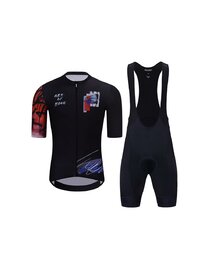 HOLOKOLO κοντή φανέλα και κοντό παντελόνι - SKETCH  - κόκκινο/μαύρο