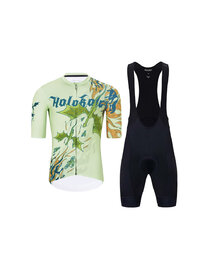 HOLOKOLO κοντή φανέλα και κοντό παντελόνι - DRAGON - πορτοκαλί/πράσινο