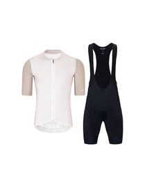 HOLOKOLO κοντή φανέλα και κοντό παντελόνι - PERFORMANCE - μαύρο/μπεζ