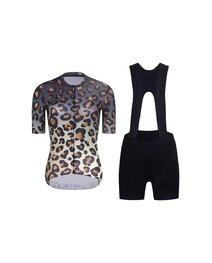 RIVANELLE κοντή φανέλα και κοντό παντελόνι - WILDCAT  - καφέ/μαύρο