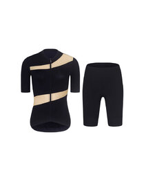 RIVANELLE κοντή φανέλα και κοντό παντελόνι - GLAMOR - μπεζ/μαύρο