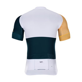 HOLOKOLO κοντομάνικες φανέλα - ENGRAVE - λευκό/κίτρινο/μπλε