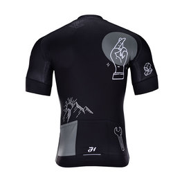 HOLOKOLO κοντομάνικες φανέλα - BLACK OUT - λευκό/μαύρο