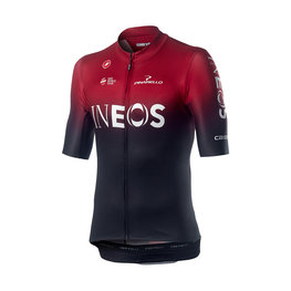 CASTELLI κοντομάνικες φανέλα - TEAM INEOS 2019 - μαύρο/κόκκινο