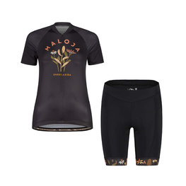 MALOJA κοντή φανέλα και κοντό παντελόνι - GANESM. - μαύρο