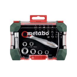 METABO εργαλεία - BIT AND RATCHET BOX - μαύρο