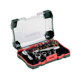 METABO εργαλεία - BIT AND RATCHET BOX - μαύρο