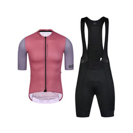 MONTON κοντή φανέλα και κοντό παντελόνι - CHECHEN - κόκκινο/μαύρο