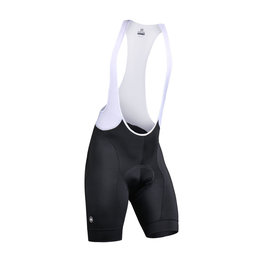 MONTON κοντά παντελόνια με τιράντες - MOVEMENT LADY - μαύρο