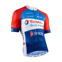 NALINI κοντομάνικες φανέλα - DIRECT ENERGIE 2020 - λευκό/μπλε/κόκκινο