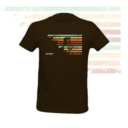 NU. BY HOLOKOLO κοντομάνικα μπλουζάκια - DETERMINED - καφέ