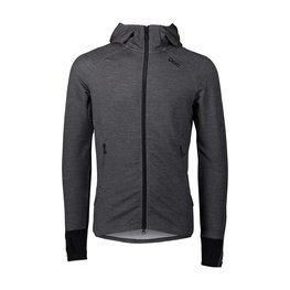 POC φούτερ - MERINO ZIP HOOD - γκρί