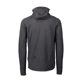 POC φούτερ - MERINO ZIP HOOD - γκρί
