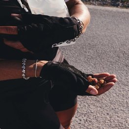 POC γάντια με κοντά δάχτυλο - ESSENTIAL - μαύρο