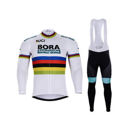 BONAVELO set - BORA UCI 2018 WINTER - λευκό/μαύρο