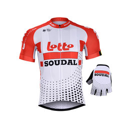 BONAVELO μεγάλα σετ - LOTTO SOUDAL 2019 - λευκό/κόκκινο