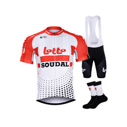 BONAVELO μεγάλα σετ - LOTTO SOUDAL 2019 - λευκό/μαύρο/κόκκινο