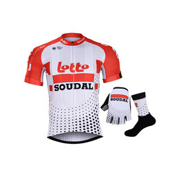 BONAVELO μεγάλα σετ - LOTTO SOUDAL 2019 - λευκό/κόκκινο