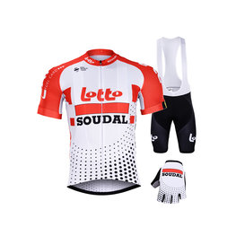 BONAVELO μεγάλα σετ - LOTTO SOUDAL 2019 - μαύρο/κόκκινο/λευκό