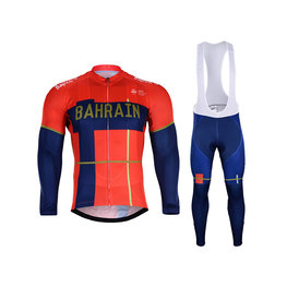 BONAVELO μακριά φανέλα και παντελόνι - B. MERIDA 2019 SMR - μπλε/κόκκινο