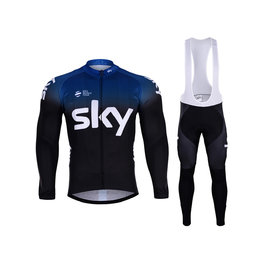 BONAVELO μακριά φανέλα και παντελόνι - SKY 2019 SUMMER - μαύρο/μπλε