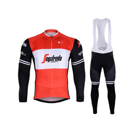 BONAVELO μακριά φανέλα και παντελόνι - TREK 2019 SUMMER - κόκκινο/μαύρο