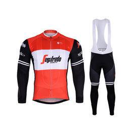 BONAVELO χειμερινή φανέλα και παντελόνι - TREK 2019 WINTER - κόκκινο/μαύρο