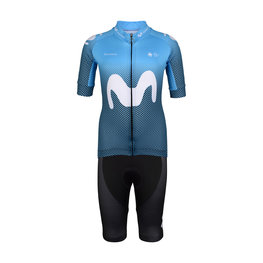 BONAVELO κοντή φανέλα και κοντό παντελόνι - MOVISTAR 2020 KIDS - λευκό/μπλε/μαύρο