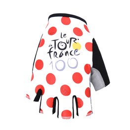 BONAVELO γάντια με κοντά δάχτυλο - TOUR DE FRANCE - κόκκινο/λευκό