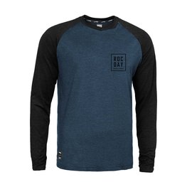 ROCDAY θερινές μακρυμάνικες φανέλες - STAGE - μαύρο/μπλε