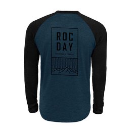 ROCDAY θερινές μακρυμάνικες φανέλες - STAGE - μαύρο/μπλε