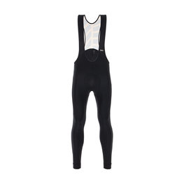 SANTINI μακριά παντελόνια με τιράντες - SVOLTA WINTER - μαύρο/πορτοκαλί