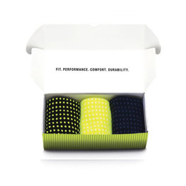 SANTINI κάλτσες κλασικές - ORIGINE SOXBOX - κίτρινο/μαύρο