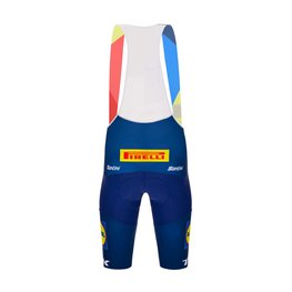 SANTINI κοντά παντελόνια με τιράντες - LIDL TREK 2024 TEAM ORIGINAL - κόκκινο/μπλε