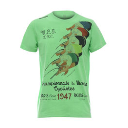 SANTINI κοντομάνικα μπλουζάκια - UCI STORY - πράσινο/πολύχρωμο