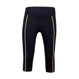 SANTINI Παντελόνια ¾ χωρίς τιράντες - WORUN LADY - πορτοκαλί/μαύρο