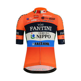 SANTINI κοντομάνικες φανέλα - NIPPO FANTINI 2019 - μπλε/μαύρο/πορτοκαλί/λευκό