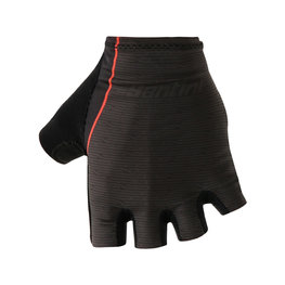 SANTINI γάντια με κοντά δάχτυλο - SOFFIO - πράσινο/μαύρο