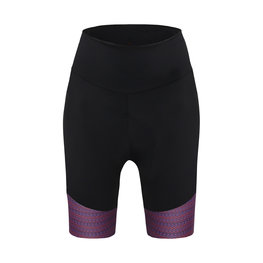 SANTINI κοντά παντελόνια χωρίς ιμάντες - RITMO LADY  - κόκκινο/μαύρο